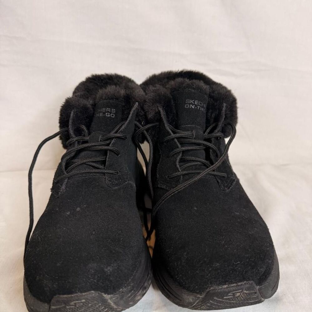 Black Skechers Max Cushioning Elite 2.0 winter boots